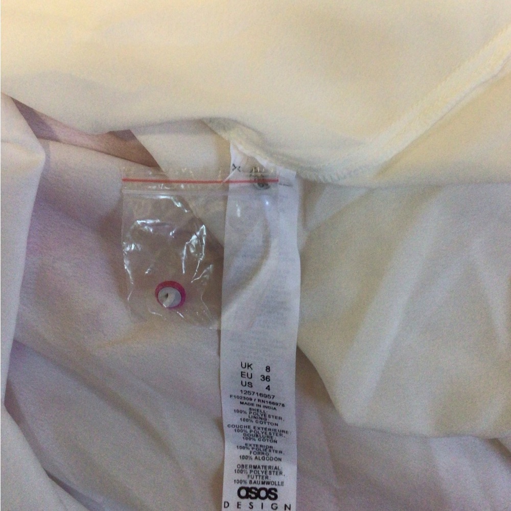 Offer $50๐๐ผ ASOS Design pink white maxi dress NWT - Picture 12 of 12